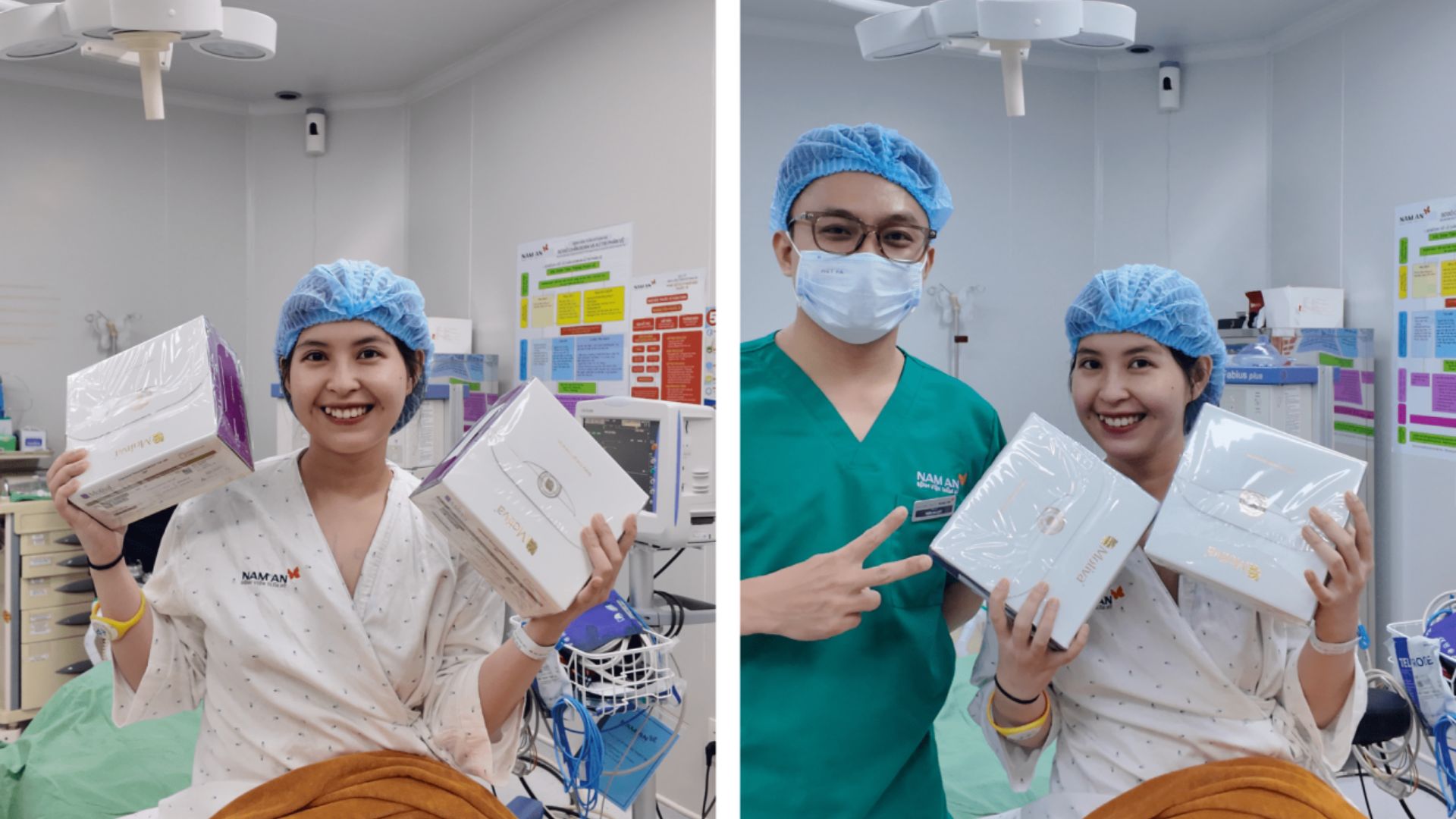 Màn lột xác vòng 1 sa trễ sau sinh của Tiktoker A Vy tại Nam An