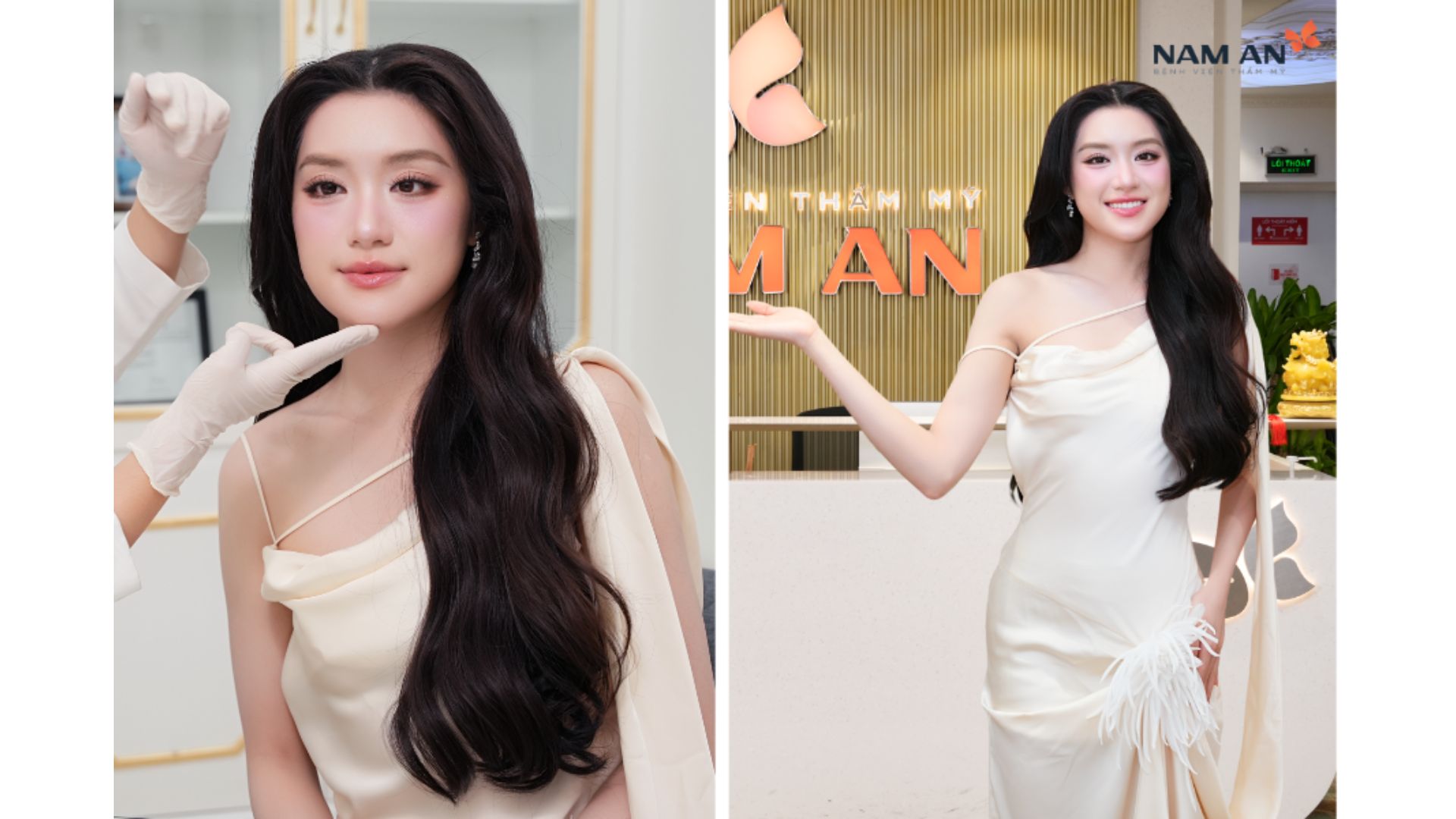 Top 3 Miss World Vietnam Tìm Hiểu Làm Đẹp Tại Nam An (3)