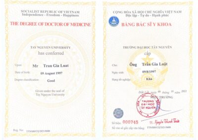 2021_ Bằng Bác sĩ Y khoa – Trường Đại học Tây Nguyên