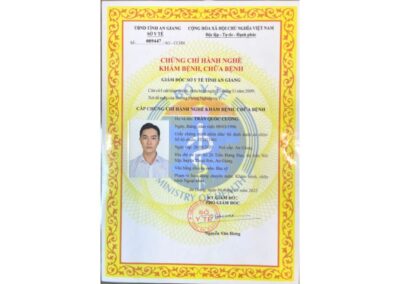 2022 - Chứng chỉ hành nghề khám bệnh, chữa bệnh