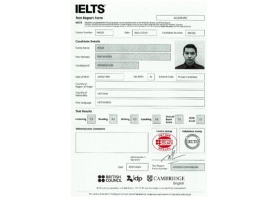 2024 - IELTS Test Report Form (Overall Band Score_ 7.5; CEFR Level_ C1)